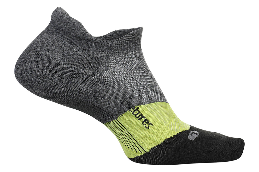 Feetures Elite Ultra Light Cushion No-Show Tab Night Vision Navy #color_grey-multi-yellows
