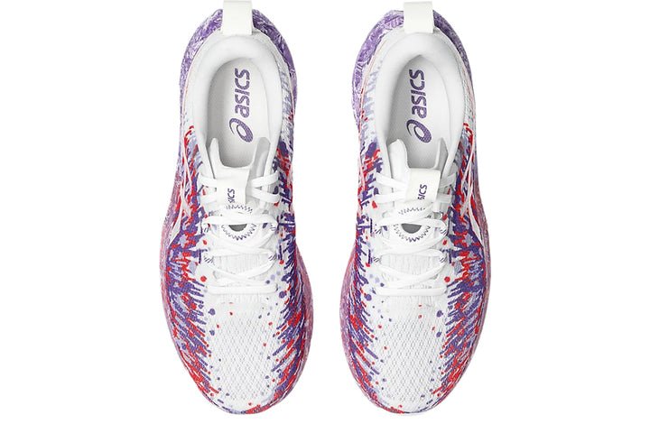Asics Gel-Noosa Tri 16 D White/Edo Purple Mens #color_purple-multi-reds-oranges