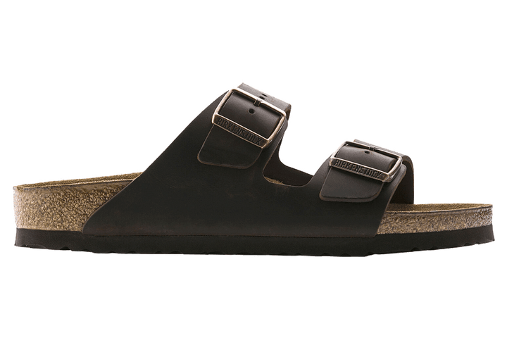 Birkenstock Arizona R Habana Oiled Leather Unisex #color_brown-dark-brown