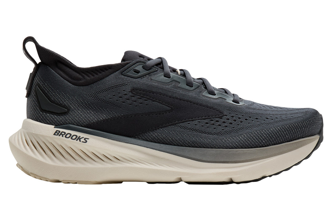Brooks Glycerin 23 D Turbulence/Ebony/Clear Mens #color_grey-dark-grey