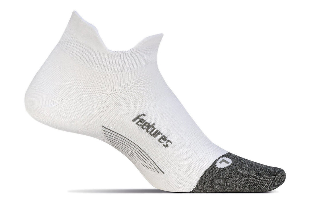 Feetures Elite Ultra Light Cushion No-Show Tab White #color_white