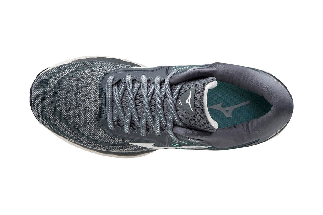 Mizuno Wave Sky 4 D Castlerock/beach Glass Womens #color_grey-multi-blues