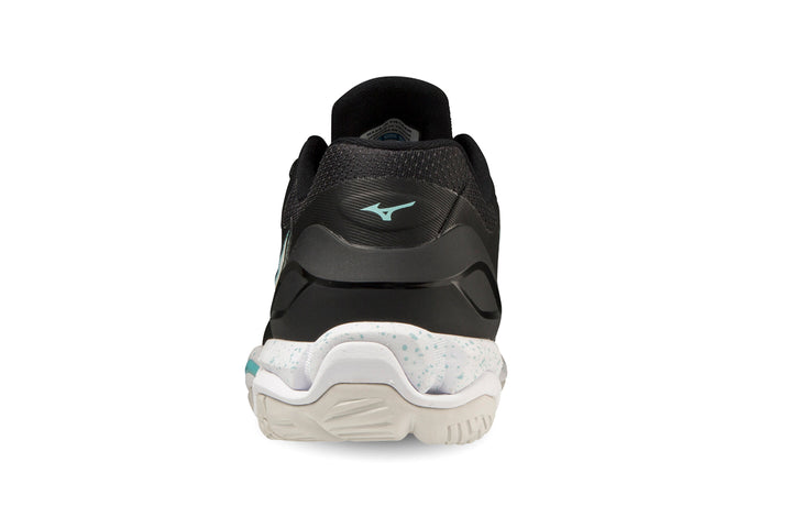 Mizuno Wave Stealth V NB D Black/white/angel Blue Womens #color_black-multi-whites