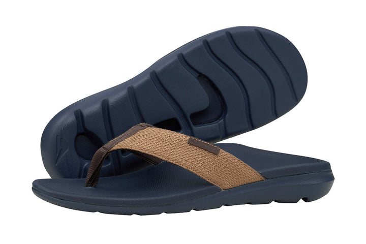 Ascent Groove Sport Navy/Camel Mens #color_brown-multi-blues