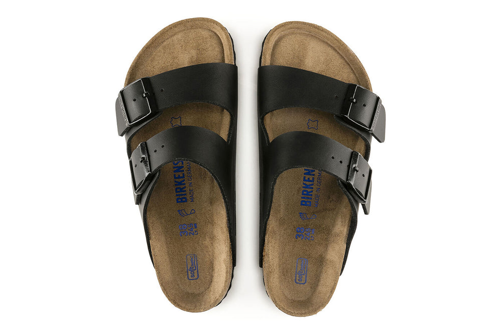 Birkenstock Arizona R Soft Footbed Black Birko-Flor Unisex #color_black