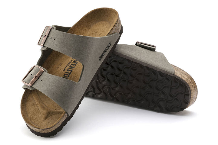 Birkenstock Arizona R Stone Birkibuc Unisex #color_grey