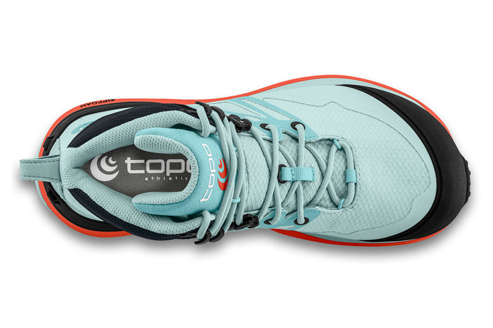 Topo Trailventure 2 WP Ice/Coral Womens #color_blue-multi-reds-oranges