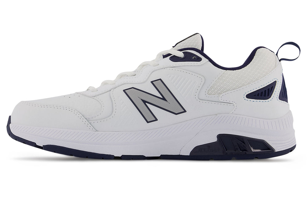 New Balance 857v3 2E White/Navy Mens #color_white-multi-blues