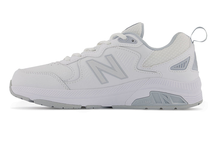 New Balance 857v3 D White/Blue Womens #color_white-multi-blues