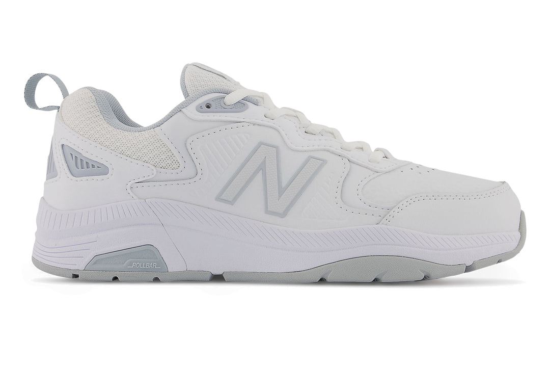 New Balance 857v3 D White/Blue Womens #color_white-multi-blues