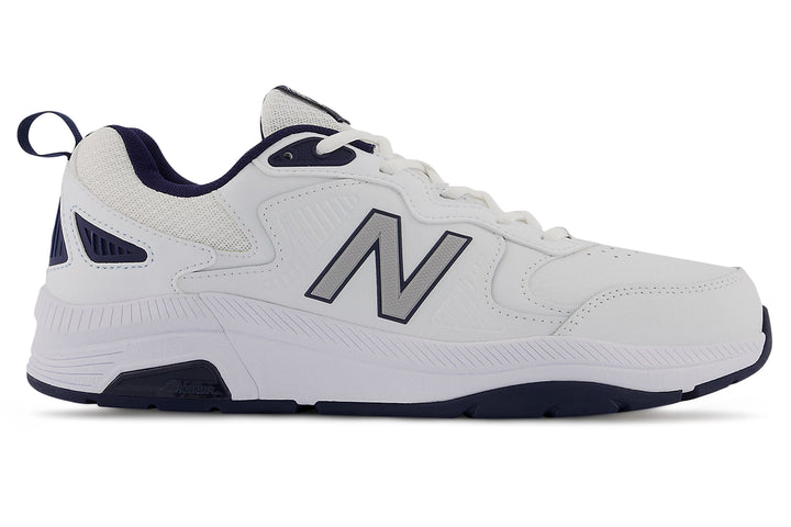 New Balance 857v3 2E White/Navy Mens #color_white-multi-blues
