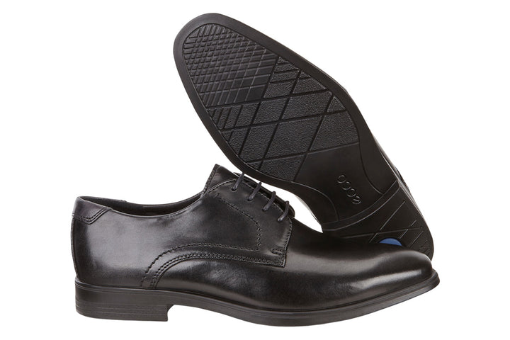 Ecco Melbourne Tie Black/Magnet Mens #color_black