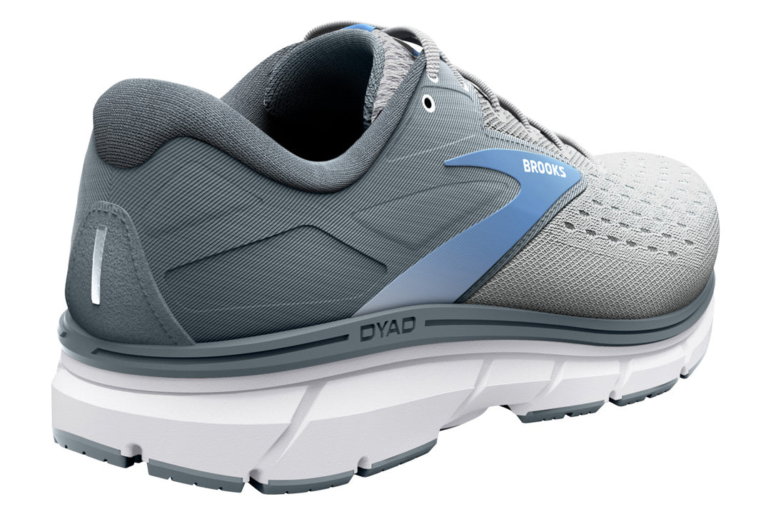 Brooks Dyad 11 D Grey/White/Blue Womens – FootMotion