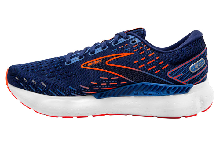 Brooks Glycerin GTS 20 D Blue/Orange Mens #color_blue-multi-multi