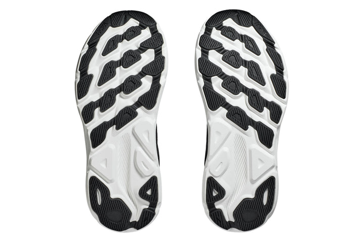 Hoka Clifton 9 D Black/White Mens #color_black-multi-whites