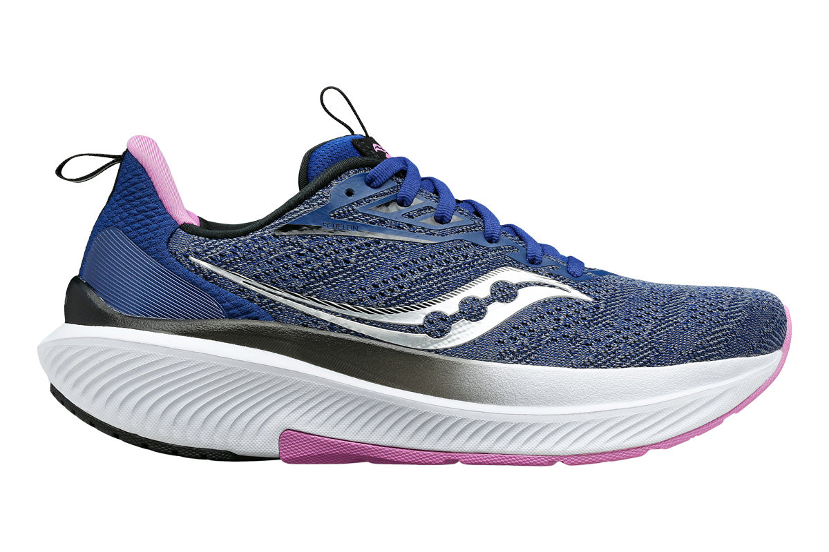 Saucony Echelon 9 D Indigo/Grape Womens – FootMotion