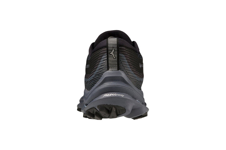 Mizuno Wave Rider GTX D Black/Ombre Blue/Silverstar Womens #color_black-multi-blues