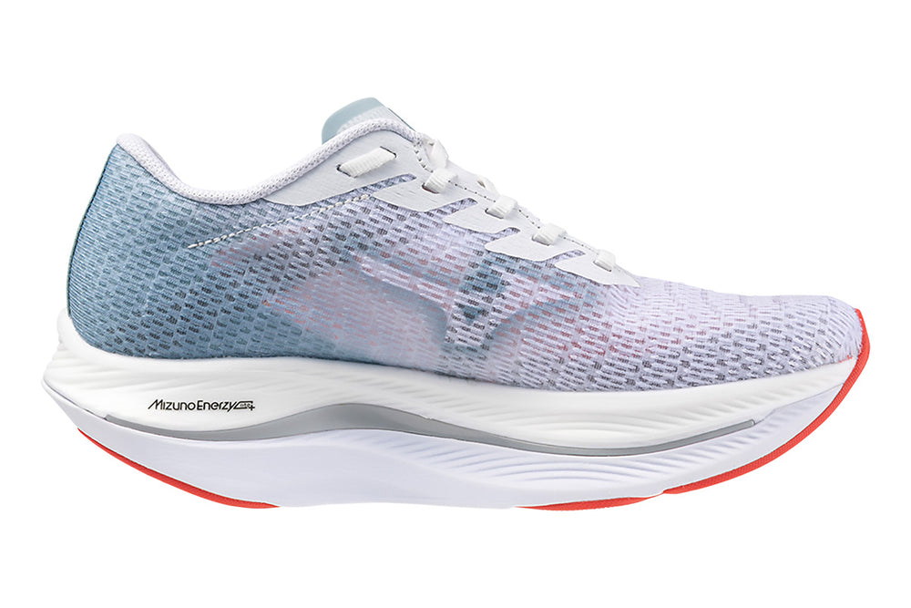 Mizuno Wave Rebellion Flash 2 B White/Black/Grey Mist Womens #color_white-multi