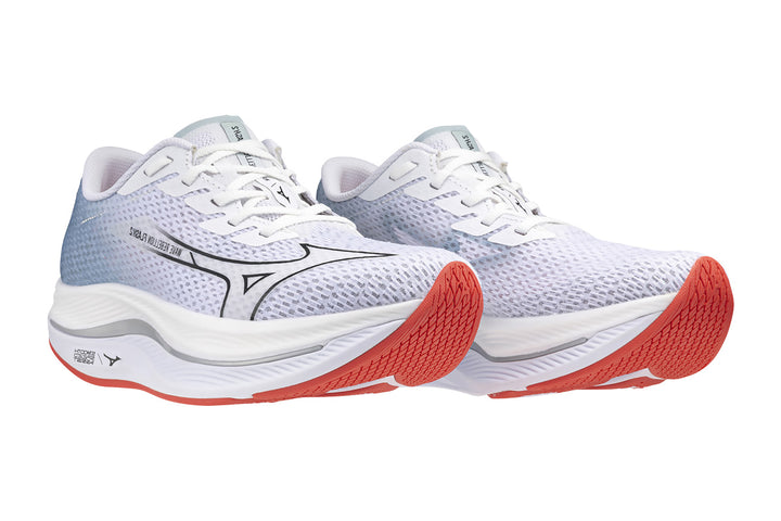 Mizuno Wave Rebellion Flash 2 B White/Black/Grey Mist Womens #color_white-multi