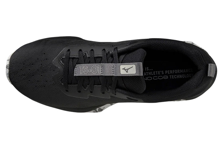 Mizuno TS-01 D Black/White/Quiet Shade Mens #color_black-multi-greys-blacks