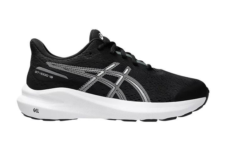 Asics GT-1000 13 GS Black/White Youth #color_black-multi-whites