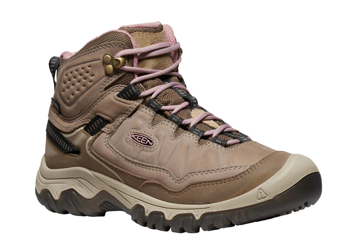 Keen Targhee IV Mid WP D Brindle/Nostalgia Rose Womens #color_brown-light-brown