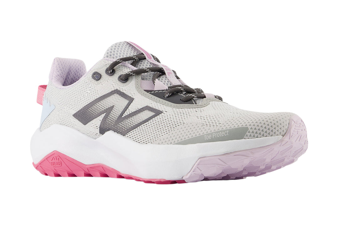 New Balance Nitrel v6 White/Pink Youth #color_white-multi-pinks-purples