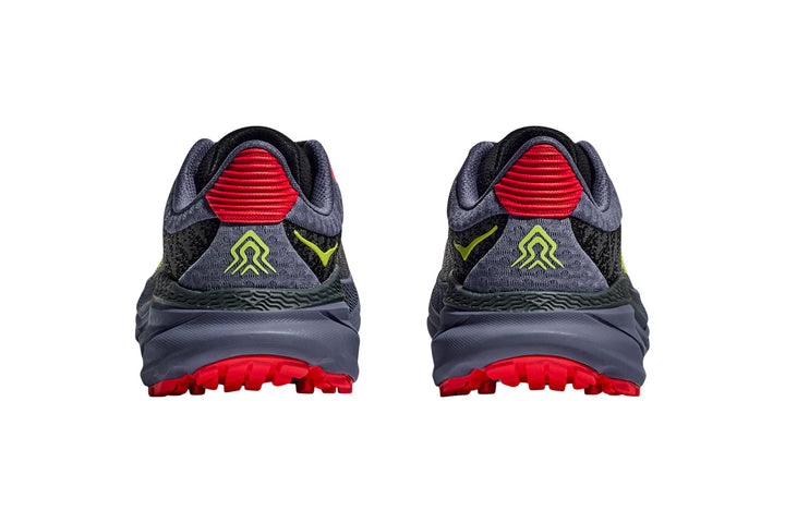 Hoka Challenger ATR 7 B Obsidian/Anchor Womens #color_black-multi-reds-oranges
