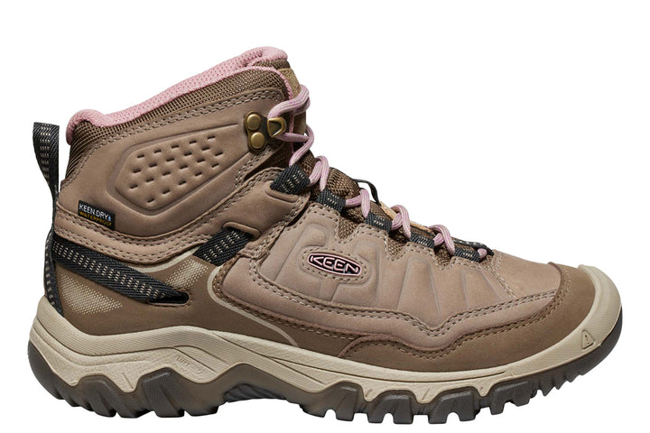 Keen Targhee IV Mid WP D Brindle/Nostalgia Rose Womens #color_brown-light-brown