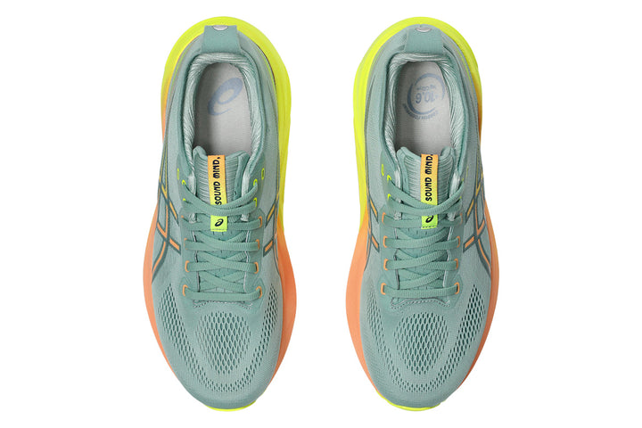Asics Gel-Kayano 31 Paris D Light Celadon/Safety Yellow Mens #color_orange
