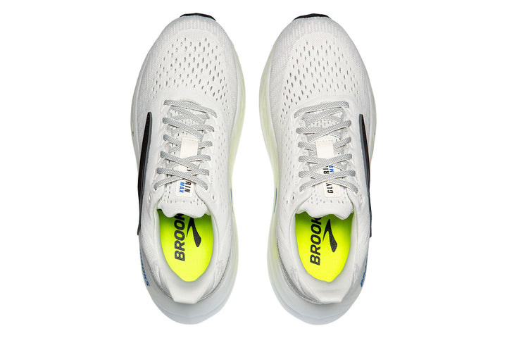 Brooks Glycerin Max D Grey/Black/Nightlide Mens #color_grey-multi-yellows