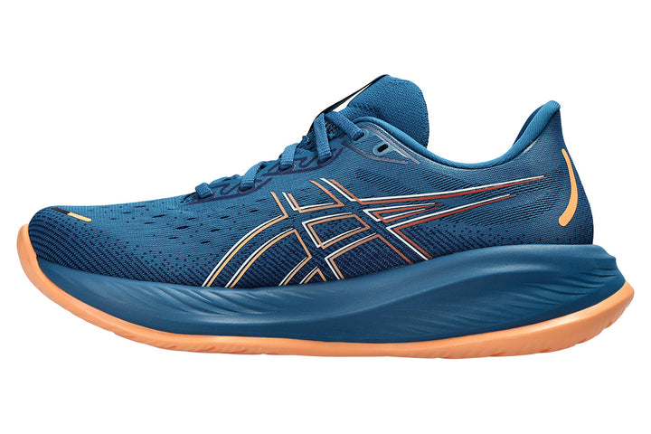 Asics Gel-Cumulus 26 D Rich Navy/Faded Orange Mens #color_blue-multi-reds-oranges