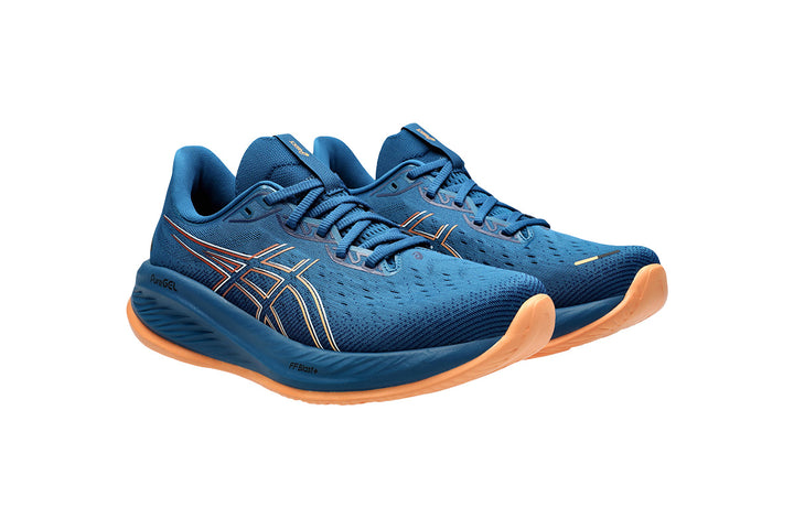 Asics Gel-Cumulus 26 D Rich Navy/Faded Orange Mens #color_blue-multi-reds-oranges