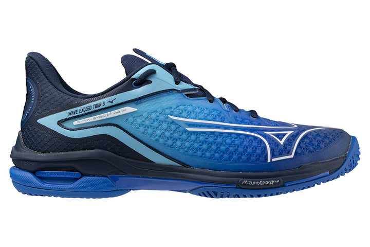 Mizuno Wave Exceed Tour 6 AC D Mugen Blue/White/Dress Blue Mens #color_blue