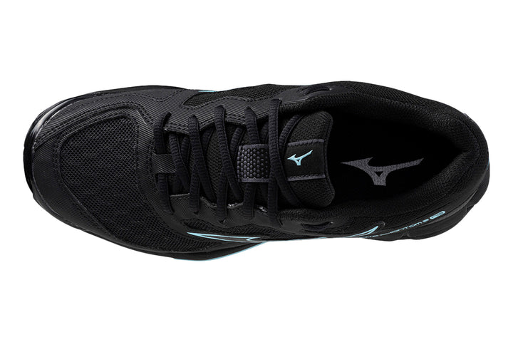 Mizuno Wave Phantom 3 NB D Black/Ebony/Blue Topaz Womens #color_black-multi-blues