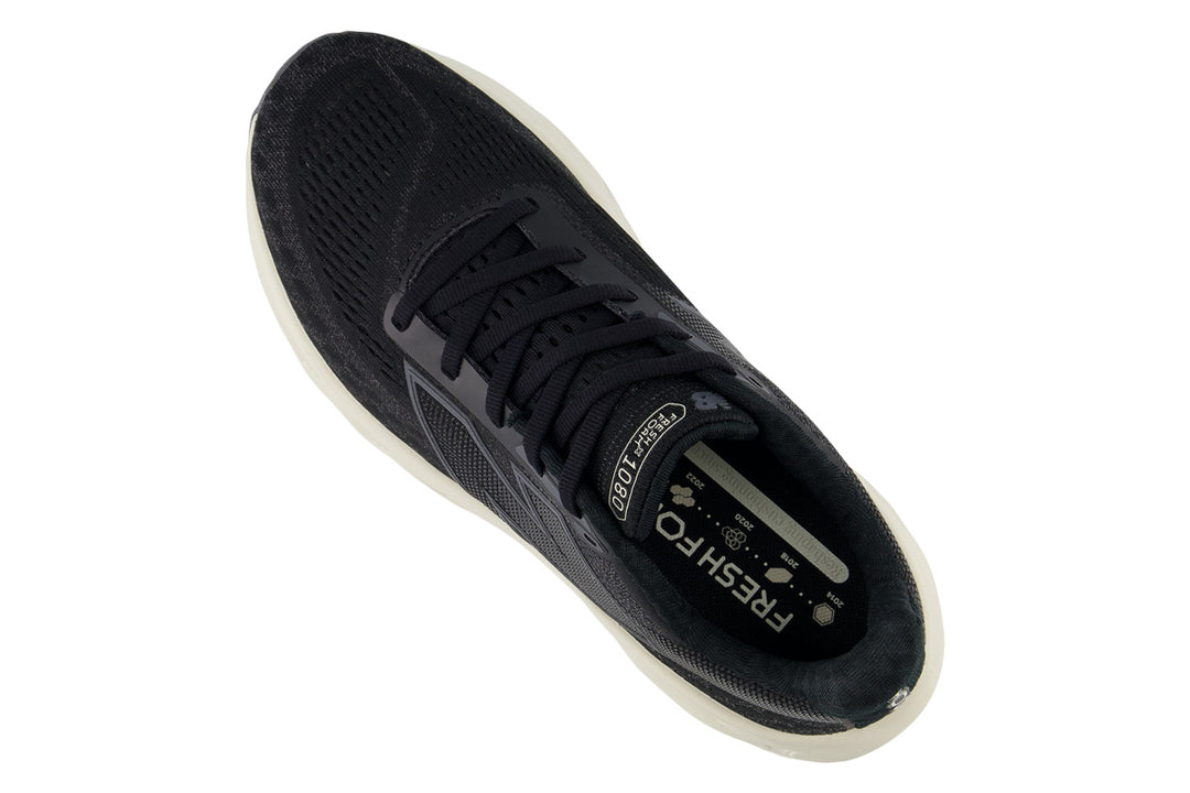 New Balance 1080v14 B Black/White Womens #color_black-multi-whites