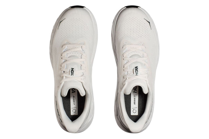Hoka Arahi 7 D Blanc De Blanc/Steel Wool Mens #color_white