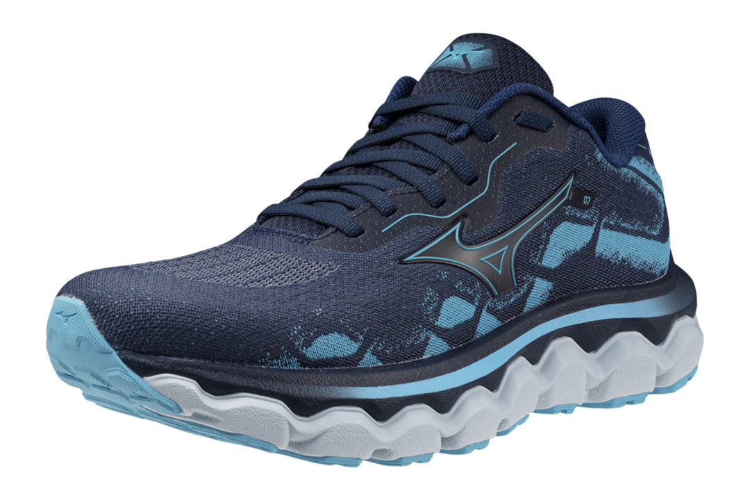 Mizuno Wave Horizon 7 B Pageant Blue/Mercury Blue/Plein Air Womens #color_black-multi-blues