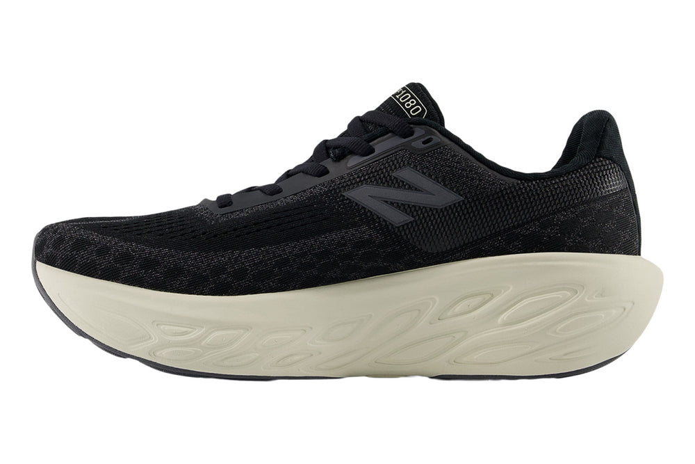 New Balance 1080v14 B Black/White Womens #color_black-multi-whites