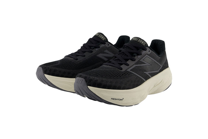 New Balance 1080v14 B Black/White Womens #color_black-multi-whites