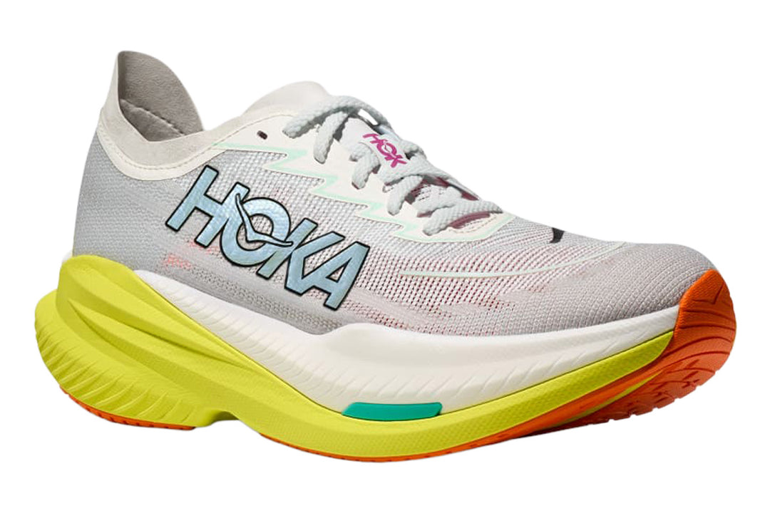 Hoka Mach X 2 D Frost/Citrus Mens #color_white-multi-yellows