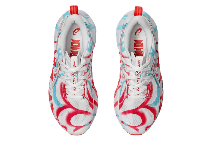 Asics Novablast 5 Tokyo B White/Coral Reef Womens #color_white-multi-reds-blues