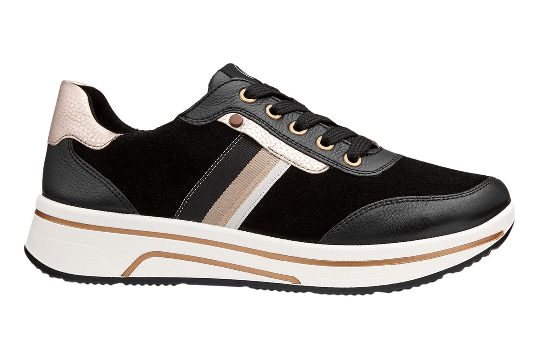 Ara Sapporo 3.0 12-27542 Black/Sand Womens #color_black-multi