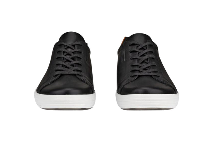 Ecco Soft 7 Black/Cognac Mens #color_black