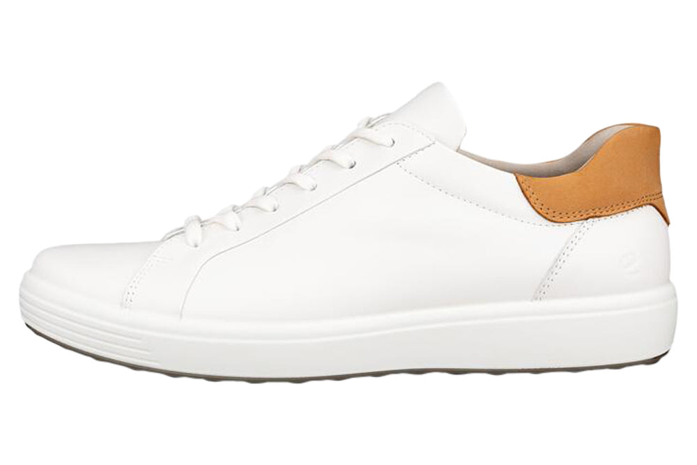 Ecco Soft 7 White/Lion Mens #color_white