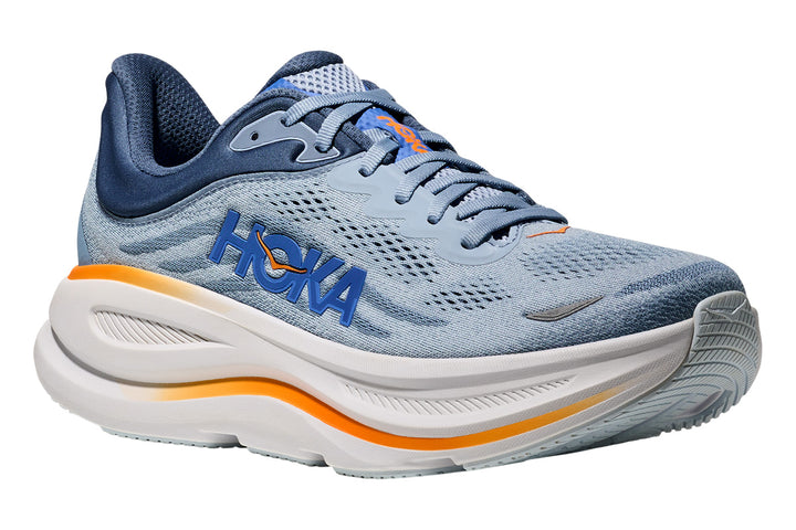 Hoka Bondi 9 4E Drizzle/Downpour Mens #color_blue