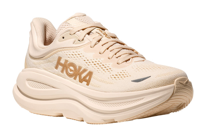 Hoka Bondi 9 D Vanilla/Birch Womens #color_brown-beige