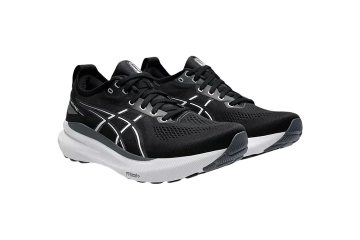 Asics Gel-Kayano 31 2E Black/White Mens #color_black-multi-whites