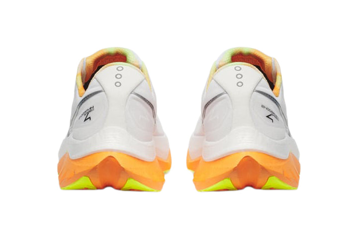 Saucony Endorphin Speed 4 D White/Peel Mens #color_white-multi-reds-oranges