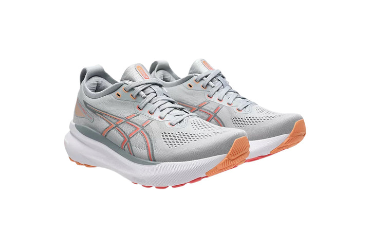 Asics Gel-Kayano 31 D Piedmont Grey/Papaya Womens #color_grey-multi-pinks-purples